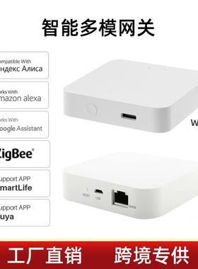 Tuya涂鸦zigbee网关蓝牙Mesh智能家居控制中心Mini多模智能网关