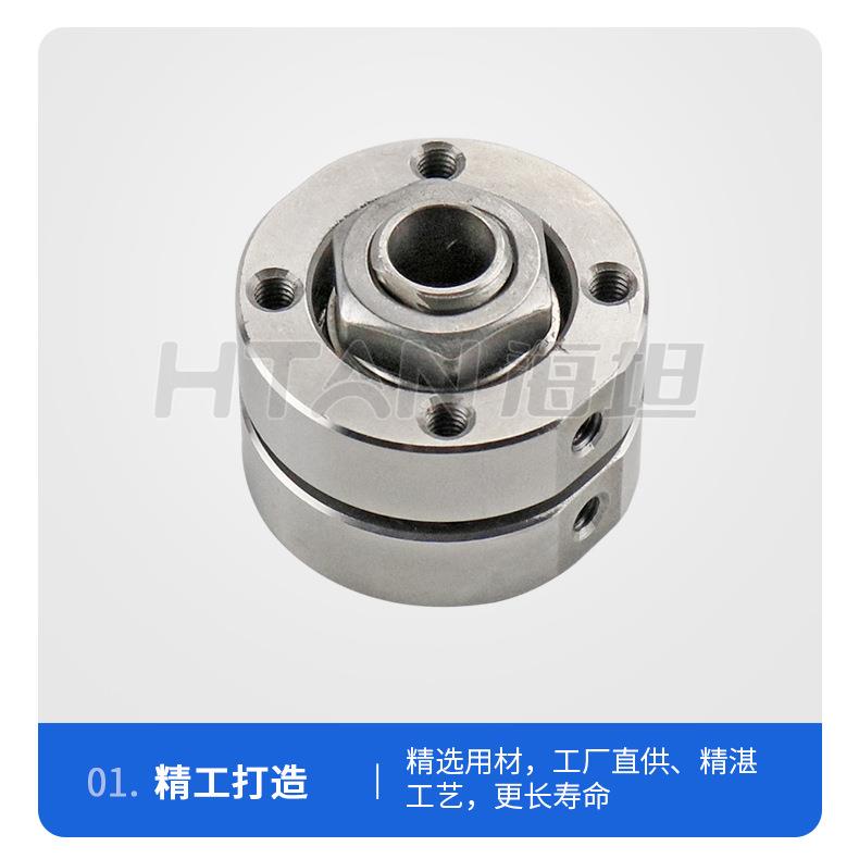 圆柱形阻尼轴承过线空心铰链任意停可调节扭矩转轴合页360度旋转