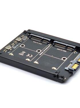 1个 颜色：黑色 材质：PCB+金属 MSATA转SATA3转接卡 MINI SATA S