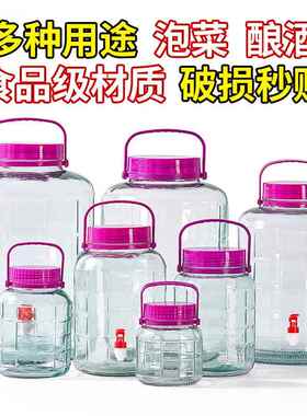食品级腌菜玻璃瓶腌菜专用酒瓶酒坛酒罐泡酒玻璃瓶食品级家用密封