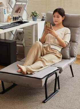 办躺椅叠午休床两用椅懒人可躺可坐ABN公阳折台家用休闲室午睡两