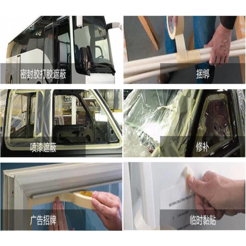 3M2310美纹纸遮蔽和纸胶带耐高温可手撕书写喷漆家装工业汽车模切