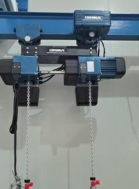 八马KBK轨道专用葫芦洁净室智能提升机低净空环链葫芦运行式单梁