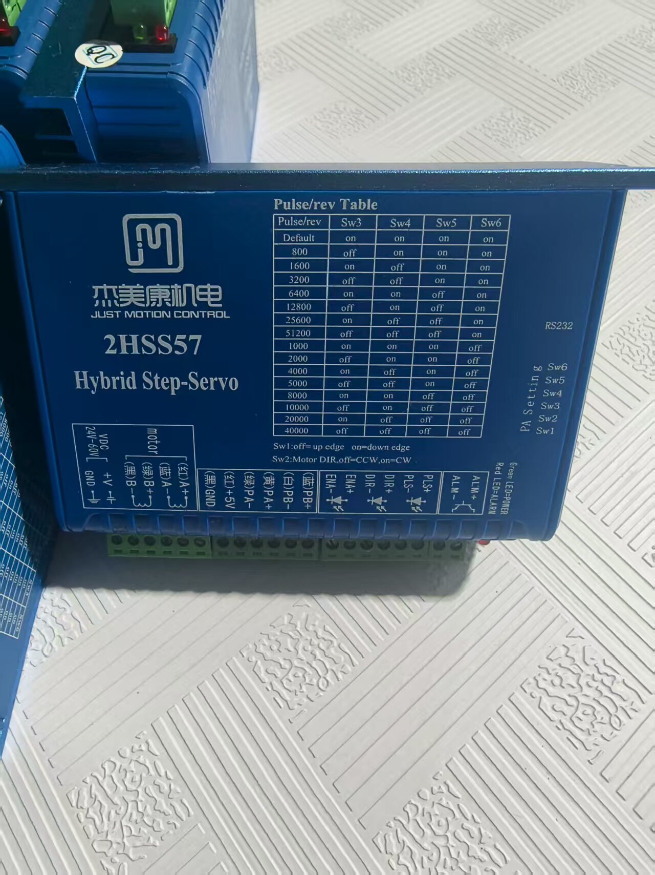 杰美康42闭环步进驱动器2HSS57-42-5/24，现货拆