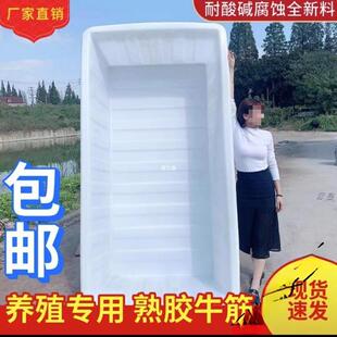长加厚牛筋塑料水箱鱼方大形水湾之临产养殖养鱼卖胶盆水缸方桶储