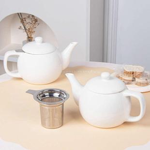 陶瓷茶壶泡茶家用冲茶壶茶水分离酒店饭店茶水壶过滤单壶 2023新款