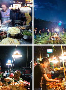 12伏led灯接电瓶夜市地摊灯12v-85v通用灯三轮车专用夜市摆摊灯