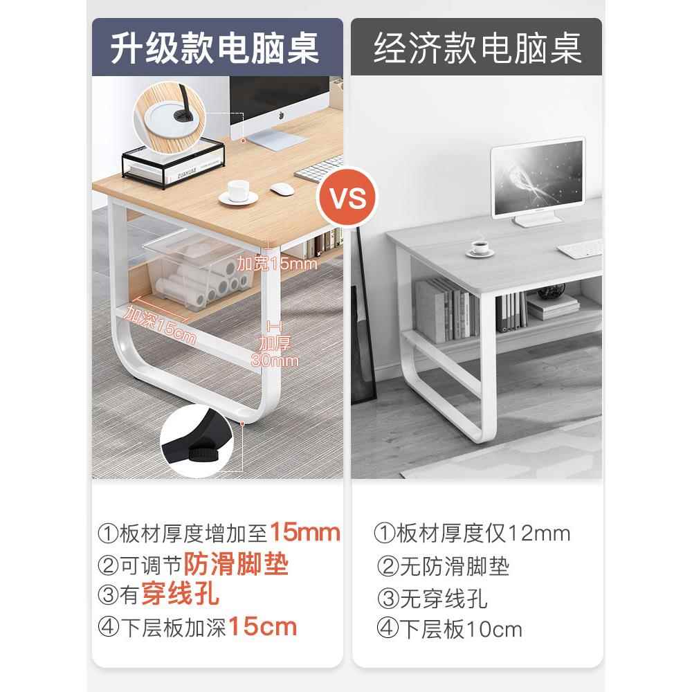 W8桌简书桌一字约简易YKV学生学习桌租极房卧室桌子简电脑台式桌
