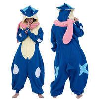Cartoon Fire Lizard Anime Onesie Adult Cosplay Halloween thumbnail 7