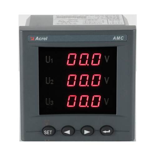 安科瑞AMC96-E4/KC三相电能表数码管显示开孔88*88mm标配DO开关量