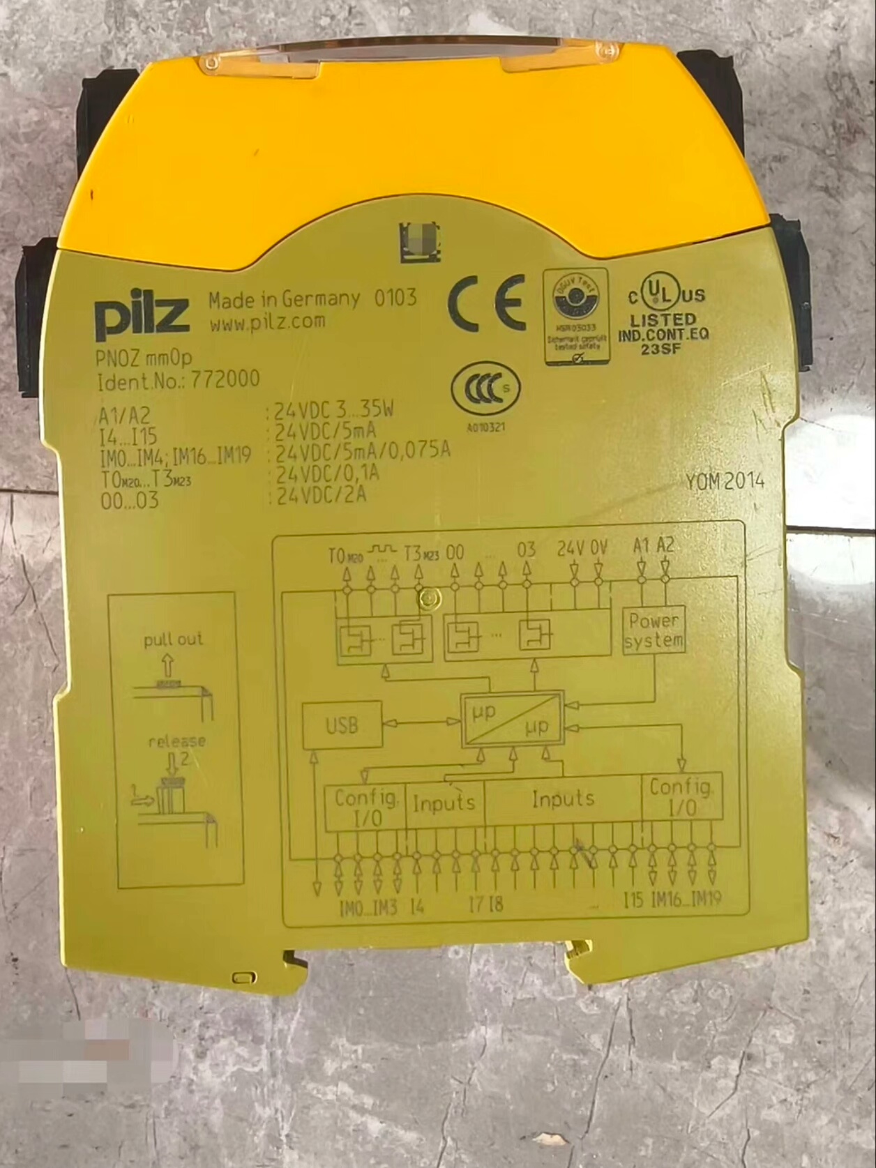 772000，PiLZ皮尔兹，实物拍摄，议价出✔