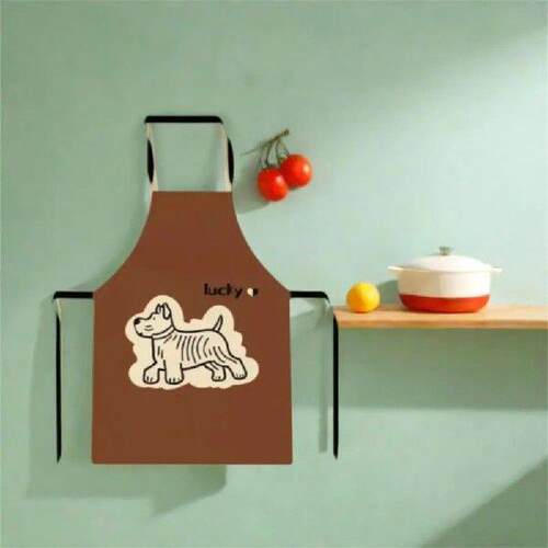 Household Anti Splash Cooking Apron Dirt Resistant Home