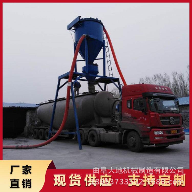自吸式水泥灰气力吸灰机水泥粉装罐抽粉机圆筒库房水泥装车机