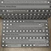 400滚珠输送带塑料网带物流分拣轮胎滚珠传送带PP模块炼板输送机