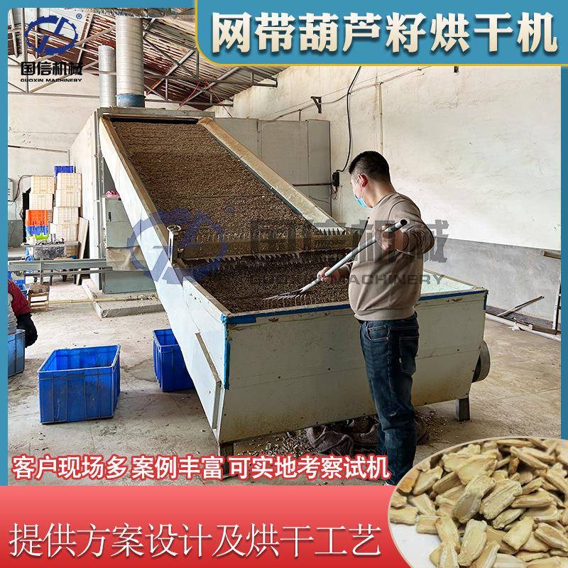 新疆葫芦籽烘干机全自动吊瓜籽白瓜子烘干设备网带打瓜子干燥机