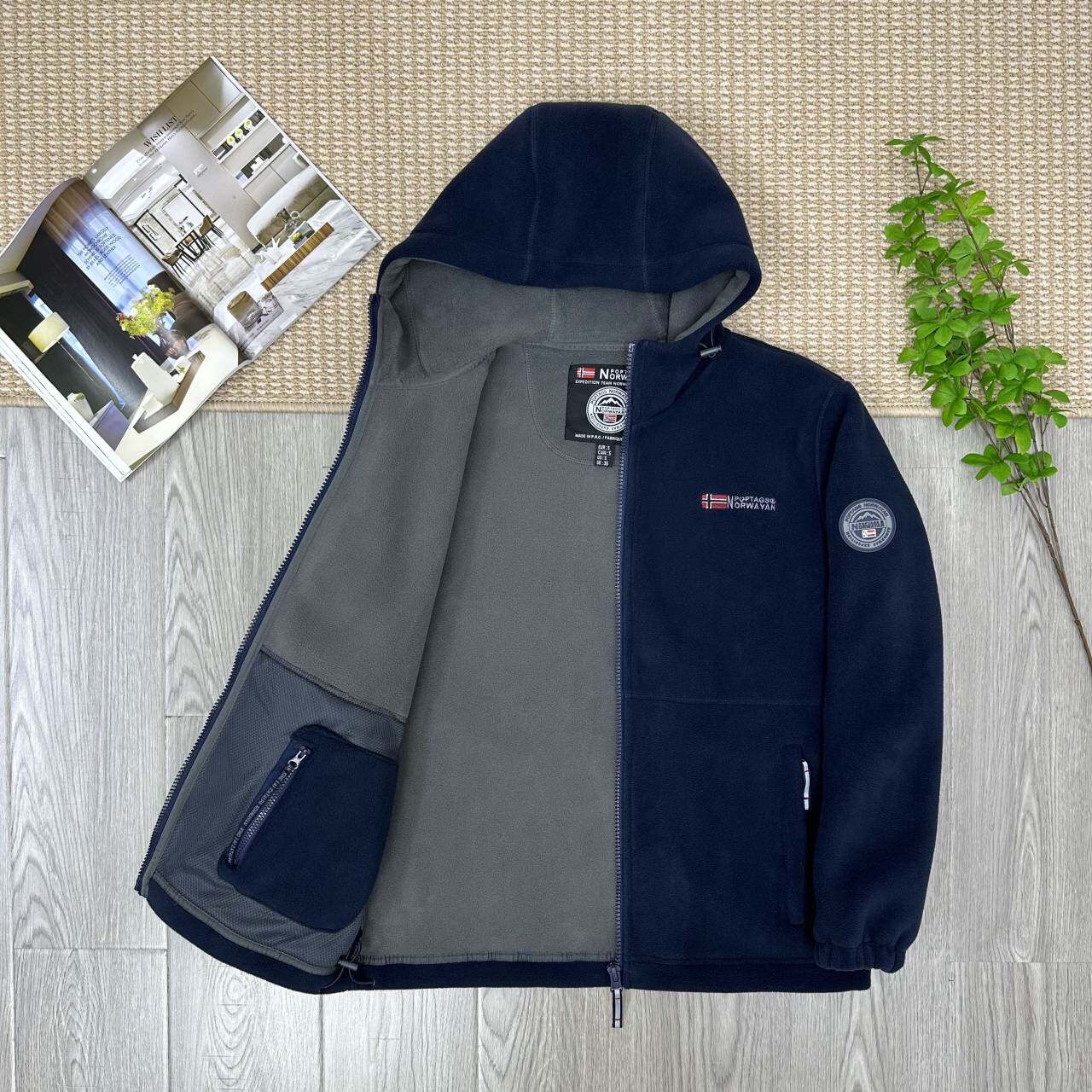 MAROLIO~出口挪威！户外防寒保暖连帽外套双层加绒加厚男女款棉衣