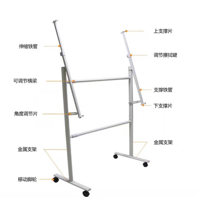 展览展架广告牌立式落地式公告牌铝合金宣传栏移动户外展架公告牌