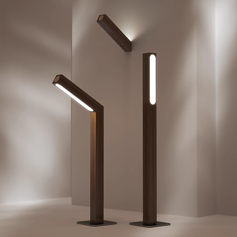 好棒一条台灯护眼灯学习阅读宿舍旋转灯卧室现代简约实木床头灯