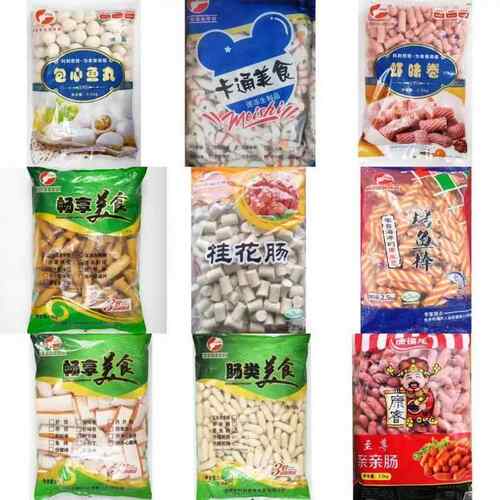 关东煮食材火锅丸子食亲亲肠蟹排串串关东煮料冷冻商用整箱
