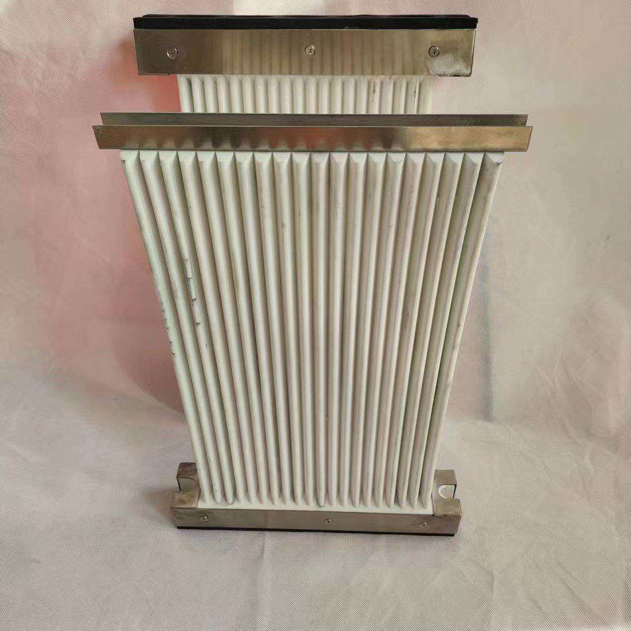 240*90*700扁式方框滤筒/钻机除尘器专用滤筒/扁方形除尘滤筒