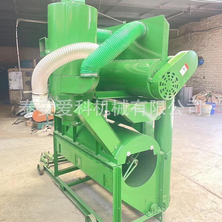 山西谷子高粱脱粒机自动装袋震动筛分离高粱穗脱粒机可柴油打谷机