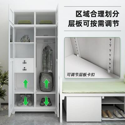 制式营具汇云星物品柜加厚单人储物柜员工值班室整理内务双门柜