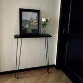 北欧实木进门极窄玄关台玄关桌靠墙进门条案案几入户超窄走廊桌子