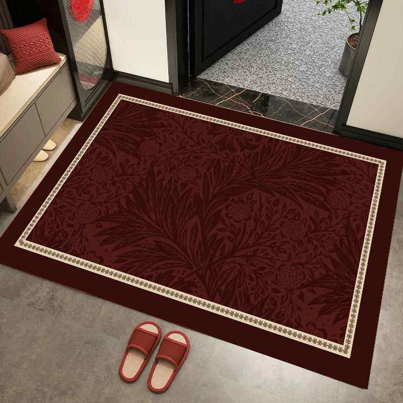 中古绒轻奢利时户入门地垫比客DQW厅地毯新居大门口乔