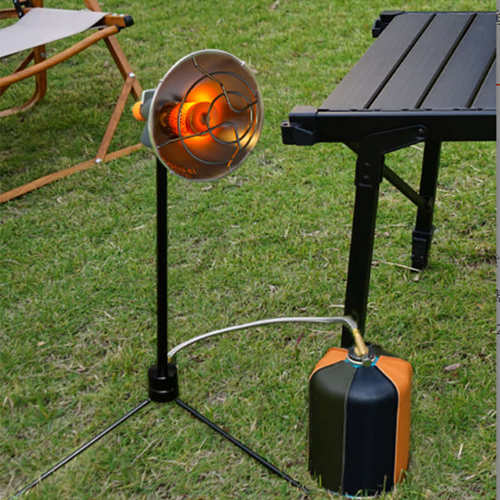 CLS户外便携燃气小太阳帐篷垂钓取暖炉可变向台式支架冬钓加热器