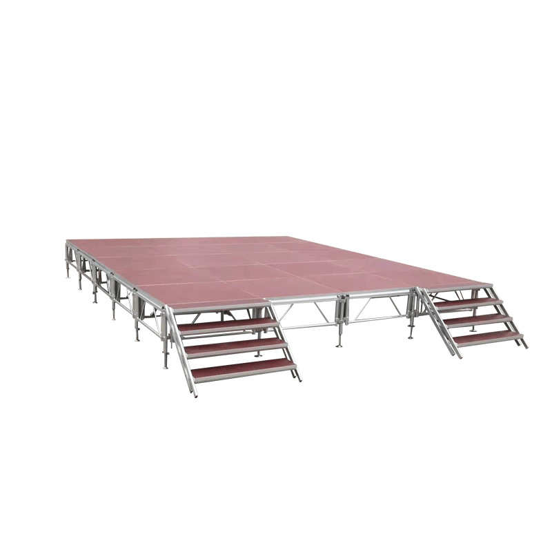 现货批发T台铝合金舞台婚庆活动升降舞台 钢化玻璃舞台折叠舞台