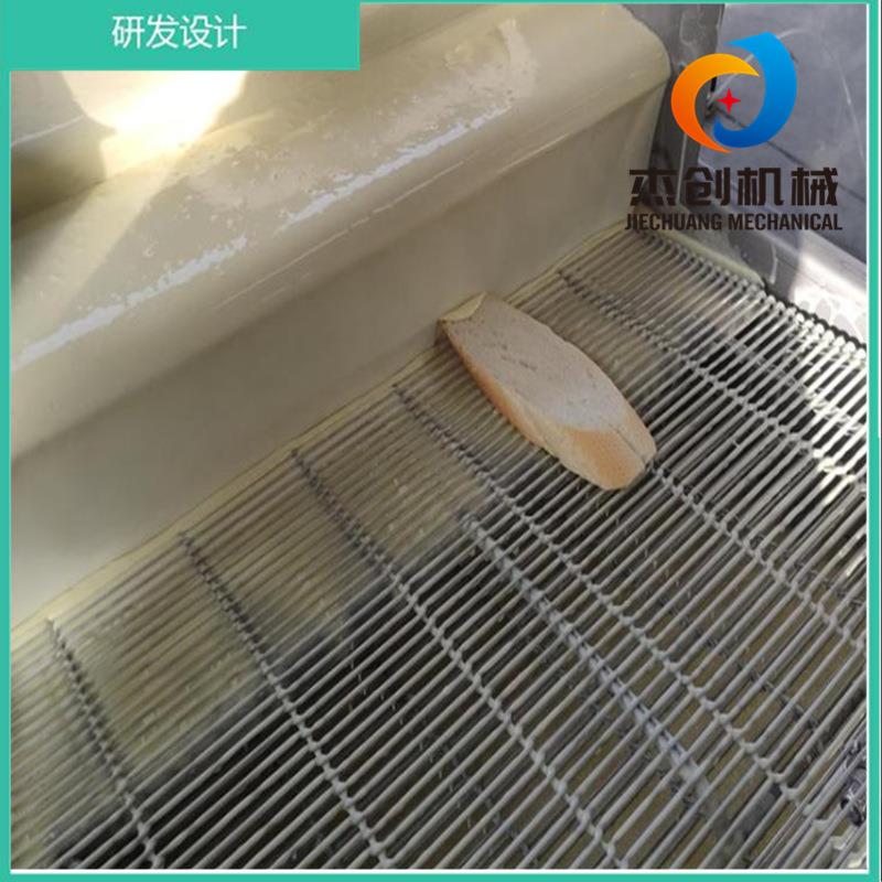 全自动面包片上浆机法式面包裹鸡蛋液设备面包片淋蛋挞液机器