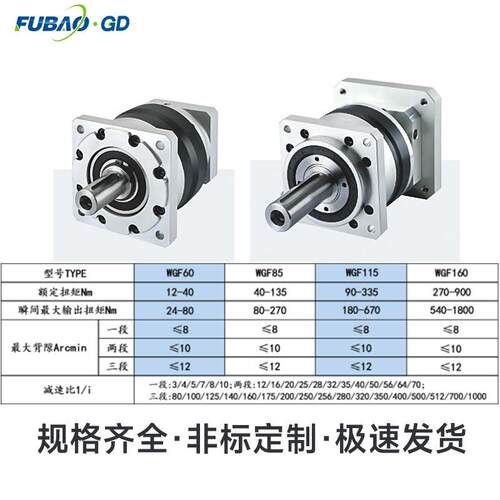 行星直齿减速机 60/90/120配400W750W伺服高精度行星减速机