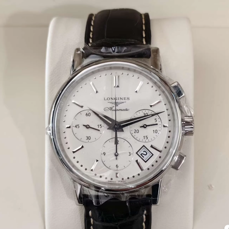 全套9.8新 浪琴复刻系列钢皮自动机械表计时男表L2.733.4.72.2