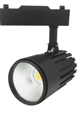 LED轨道灯服装店高亮导轨射灯店铺40W50W背景墙展会酒店超市展厅