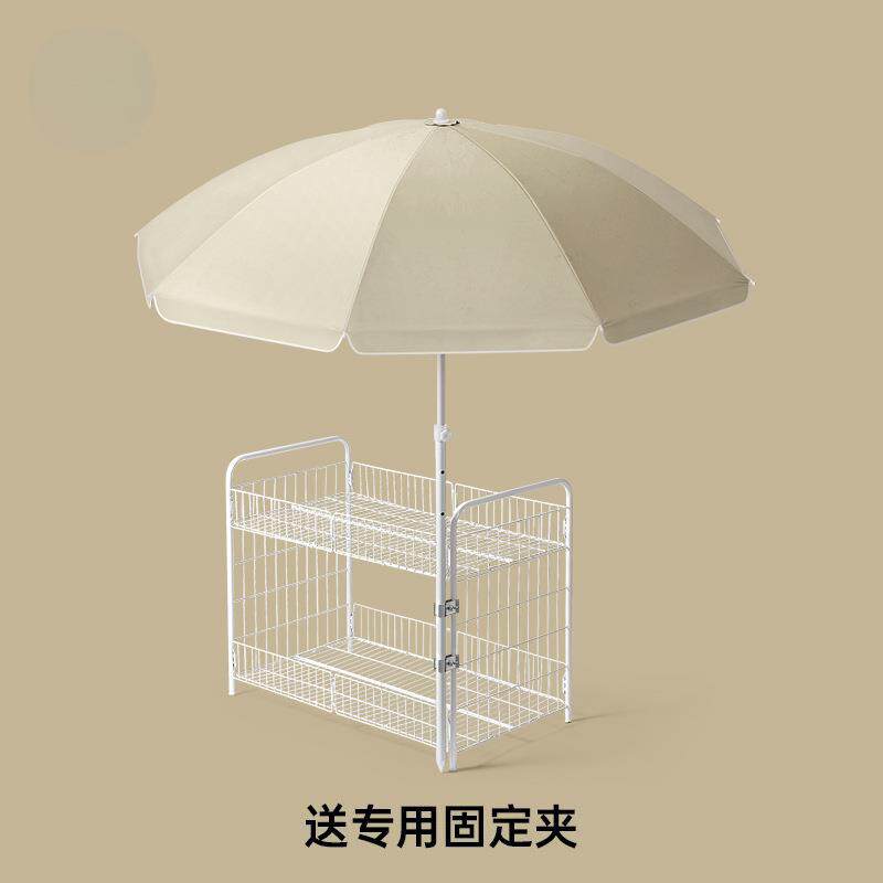 【小推车伞】户外出摊遮阳太阳伞摆摊商用折叠便携防晒大雨伞