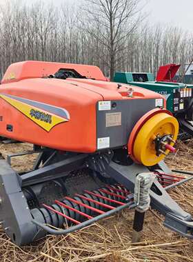 干草方捆打捆机方形小麦秸秆捡拾打捆机秸秆双粉碎打捆机