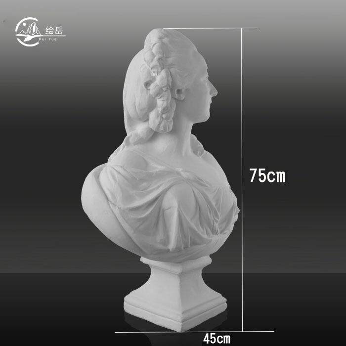 绘岳石膏像贝利夫人皇后半身像石膏头像素描教具美术写生绘画家居