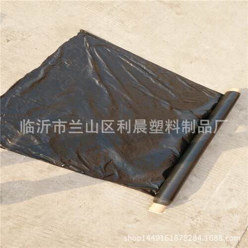 塑料薄膜地膜 黑色地膜一卷是8斤重1米 1.5米2米宽黑地膜自产自销