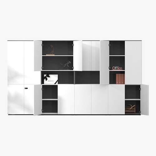 文件柜办公室高端木质文件柜带锁储物收纳柜办公家具档案柜资料柜