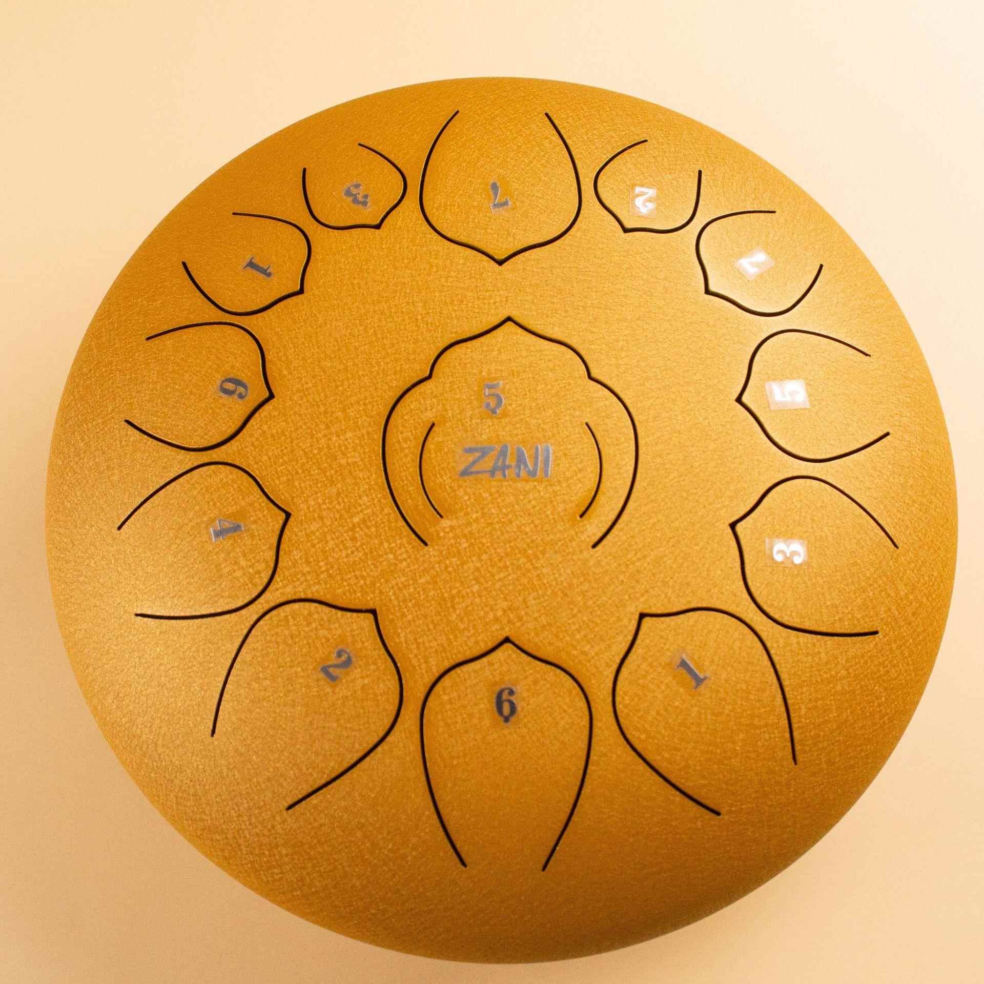 新款音zani空灵鼓12寸13忘忧舌鼓6寸8音儿童成人钢鼓打击乐器赠槌