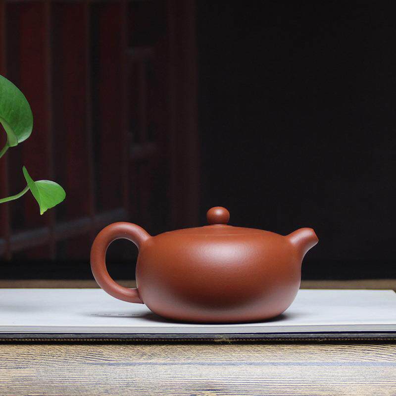 宜兴原矿一粒珠紫砂壶一件起批纯手工朱泥圆珠家用小容量茶壶茶具