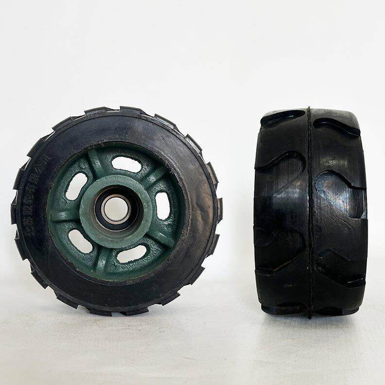 车轮万向轮承重小车脚轮8个车轮12英寸/承重/614重型橡胶重型车轮