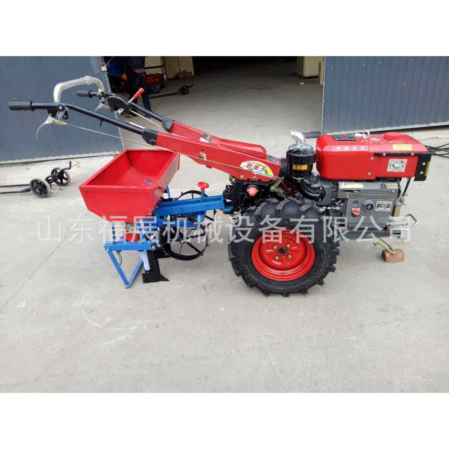 多功能手扶式旋耕机 轻便小型起垄机电启动水旱两用手扶拖拉机