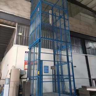 导轨式升降货梯价格室内二层固定升降机仓库工厂液压升降平台厂家