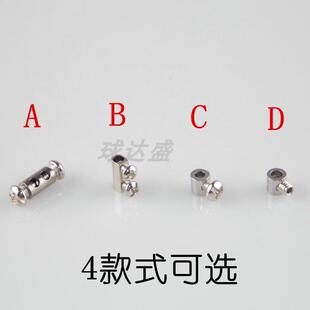 深圳双孔锁线器水族灯具钢丝绳夹头锁扣晾衣架锁线挂画广告卡线头