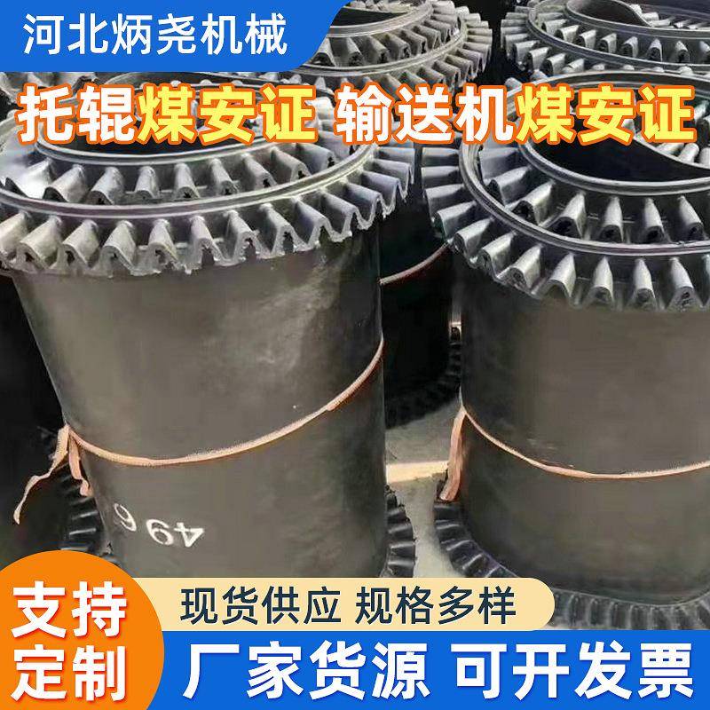 专业大倾角输送带波状挡边输送带环形输送带裙边输送带尼龙输送带