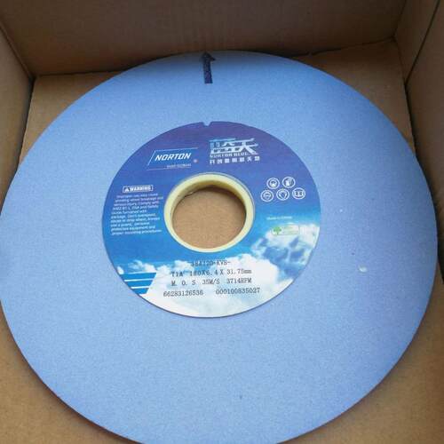 1蓝色诺顿砂轮蓝天砂轮白刚玉ALK38A46*8K 102.7*31.75, 7*1/2