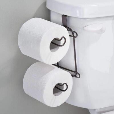 Toilet Tissue Paper Holder Shelf Bathroom kitchen Towel Roll