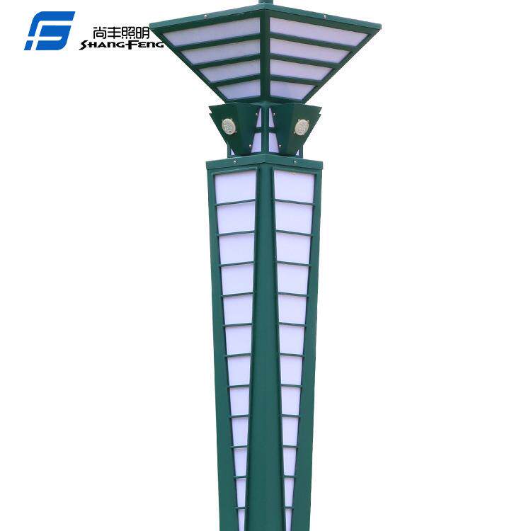 庭院灯3米4米景观灯公园小区中式仿古单双头led路灯户外灯
