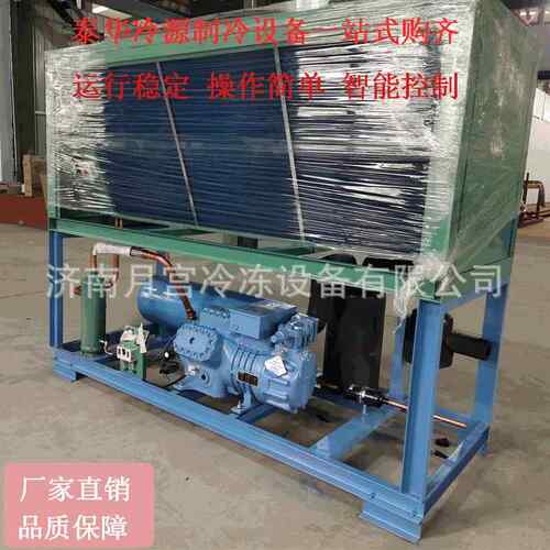 制冷设备冷库机组20P/30P双级低温速冻库V型箱式一体机